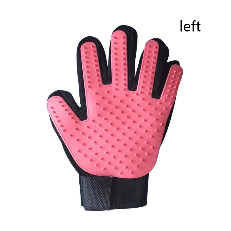 Pet Hair Glove Comb Pet Dog Cat Grooming Cleaning Glove Deshedding Hair Remover Massage Brush Animal Supplies Cat Accessoies
